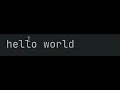HELLO WORLD IN PYTHON ASMR MECHANICAL KEYBOARD