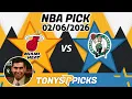 Miami Heat vs Boston Celtics Pick 26 NBA Pick Prediction
