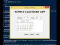 Simple Calendar App using Python