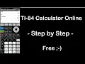 TI 84 Calculator ONLINE