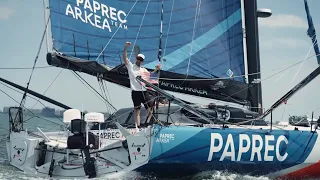 New York-Vendee Transat PreRace Start. Pontoon and Interviews Yoann, Sam, Boris, Clarissa more