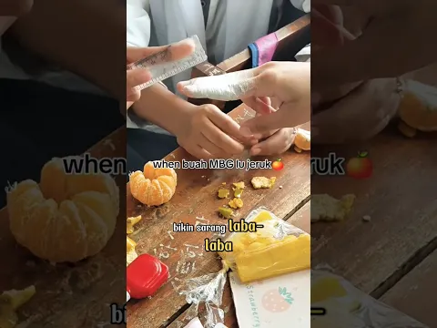 Ketika Kakak Ini Keren Bikin Sarang Laba-laba Pake Kulit Jeruk