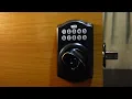 How to Lock and Unlock Schlage Keypad Lock BE365