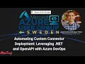 Automating Custom Connector Deployment in NET OpenAPI Azure DevOps