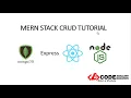 MERN MongoDb Express React Nodejs CRUD APPLICATION TUTORIAL - INTRODUCTION