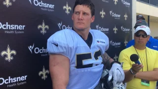 Saints linebacker A J Klein used to working at different positions