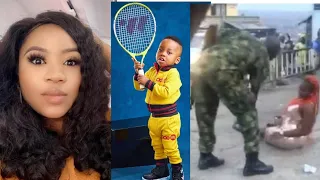 shocking actress wumi toriola allegedly accuse of brut i ing her nanny over sons treatment 