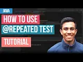 How to use the Repeated Test Annotation - JUnit Tutorial