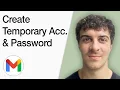How To Create Temporary Gmail Account And Password Full 2025 Guide