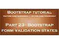 Bootstrap form validation states