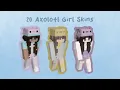 20 Minecraft Axolotl Skins for girls