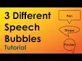 Three Ways to Draw Speech Bubbles - Adobe Illustrator Tutorial