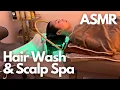 ASMR Hair Wash Scalp Spa Relaxing Scalp Head Massage in NYC
