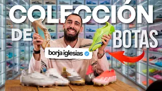 splash BORJA IGLESIAS nos enseña su colección de BOTAS DE FÚTBOL... y le sorprendemos con un REGALO 🎁