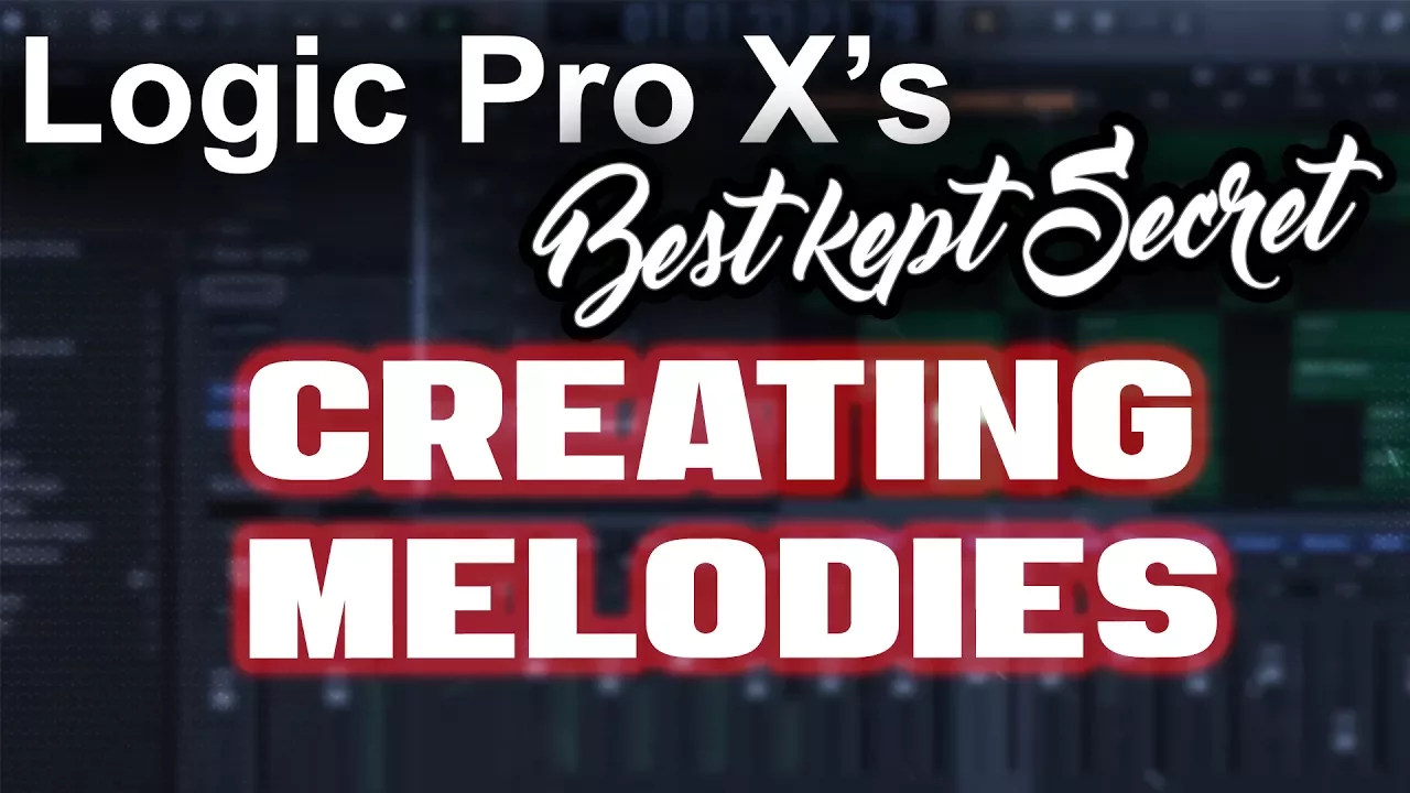 🔥 Logic Pro X's Best Kept Secret - Easily Creating Melodies | Beat Making Tutorial Music Production