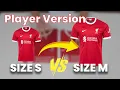 iJersey net Liverpool Home Player Version - S vs M Difference Unboxing Review 4K