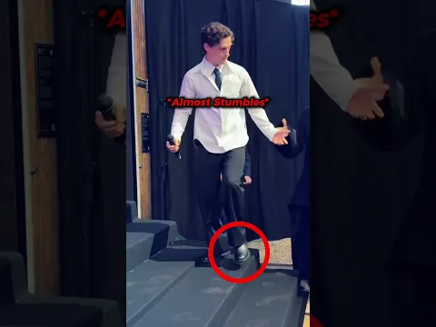 Tom Holland Almost Fell Twice 😳