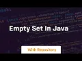 empty set in java