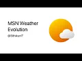 MSN Weather Evolution
