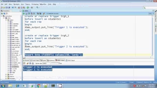 Oracle Row Level Triggers follows clause Session 8