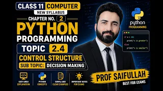 2 4 Control Structures Decision Making If If-Else If Else Elif Python Programming