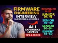 Firmware Engineer Interview Questions Answers Experienced Embedded Systems