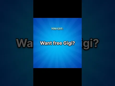 New FREE Gigi Box 🔥 #brawlstars