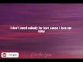 Don’t Need Love - Kodak Black (Lyrics) 🎶🎵