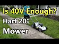 Hart 40V 20-Inch Mower Unboxing And Review