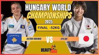 Final - 52 Kg Distria KRASNIQI KOS vs Uta ABE JPN World Championships 2025 Hungary