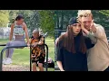 Invisible rope prank in mall Would you believe it