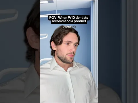 POV: When 9/10 dentists recommend a product… 😭🦷