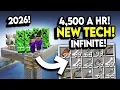 4 500 in 5 Minutes BEST New MOB XP Farm for Minecraft 1 21