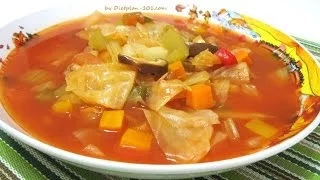 1 day full body detox soup! flush out excess fat & food storeup! lose belly fat & several pounds!. 