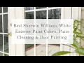 Best Sherwin Williams White Exterior Paint Colors Patio Cleaning and Painting our Doors