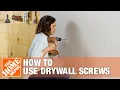 How to Use Drywall Screws The Home Depot