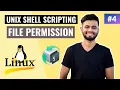 Unix Linux File Permission Lecture Unix Shell Scripting Tutorial