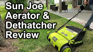 Sun Joe 15 Corded 13A Review and Demonstration