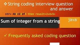 Find sum of number from String in java