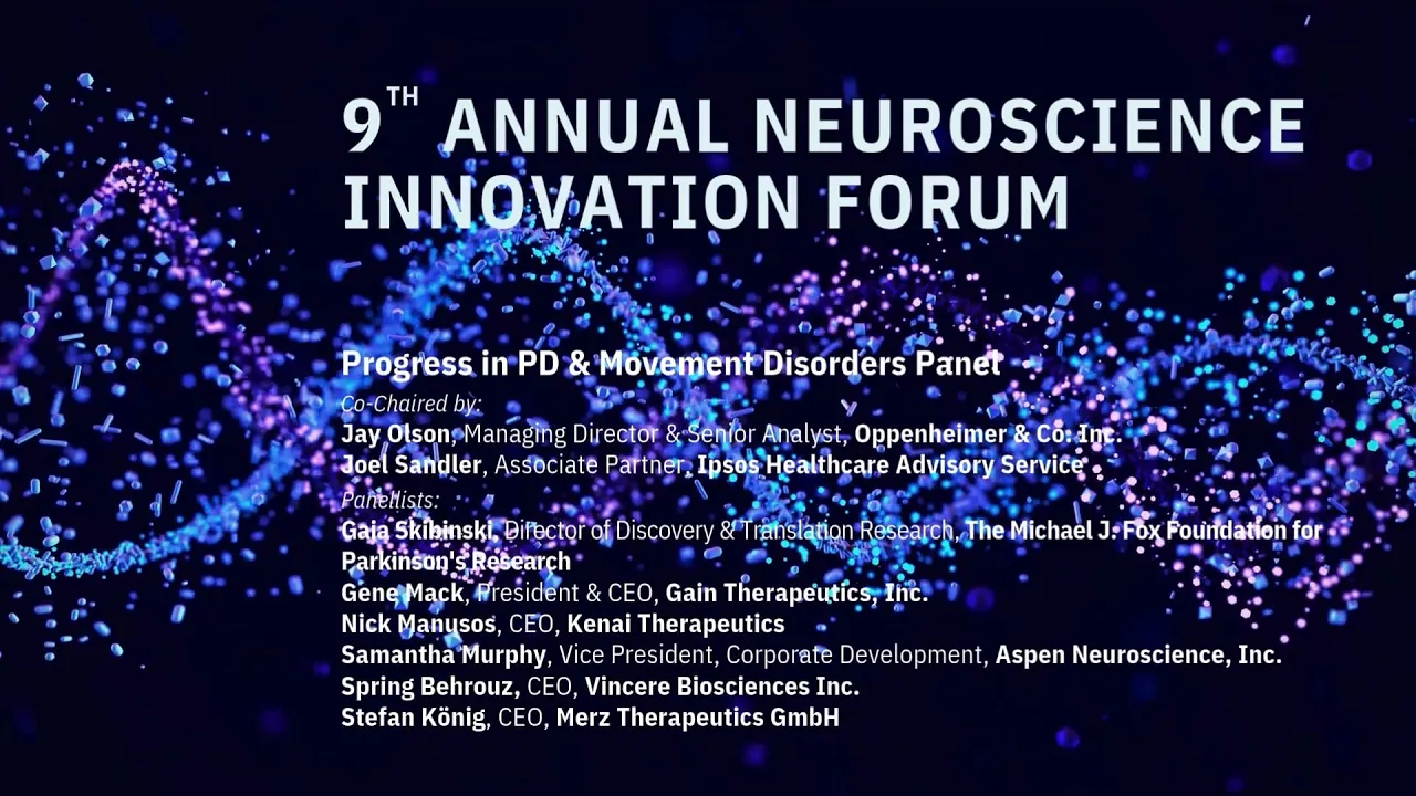Progress in PD & Movement Disorders Panel @ Sachs_NIF