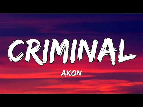 Download MP3 Akon, VIishal Dadlani, Shruti Pathak - CRIMINAL (Lyrics) | Ra.One | ShahRukh Khan | Kareena Kapoor