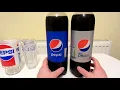 Unboxing a 1960 s Giant Pepsi-Cola Glass Regular Pepsi vs Diet Pepsi Taste Test