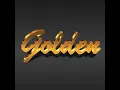Golden typography in illustrator Shiny Gold Text