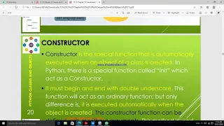 12 Python constructor and Destructor