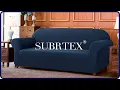 How to install 2-Piece Plaid Stretch Sofa Slipcovers by Subrtex