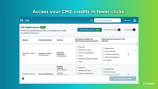 Accessing Your CME Credits in VisualDx