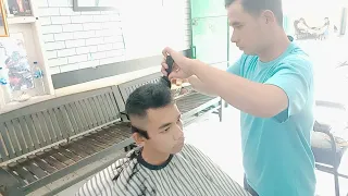 masih smp berkumis tipis di cukur cepak