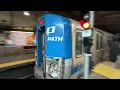PATH Train entering Newark Penn Station to World Trade Center