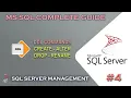 MS SQL DDL Commands - Create