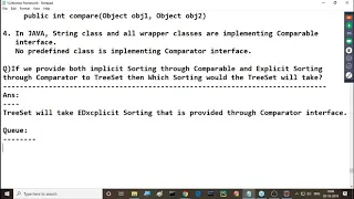 JAVA Collections Comparable and Comparator